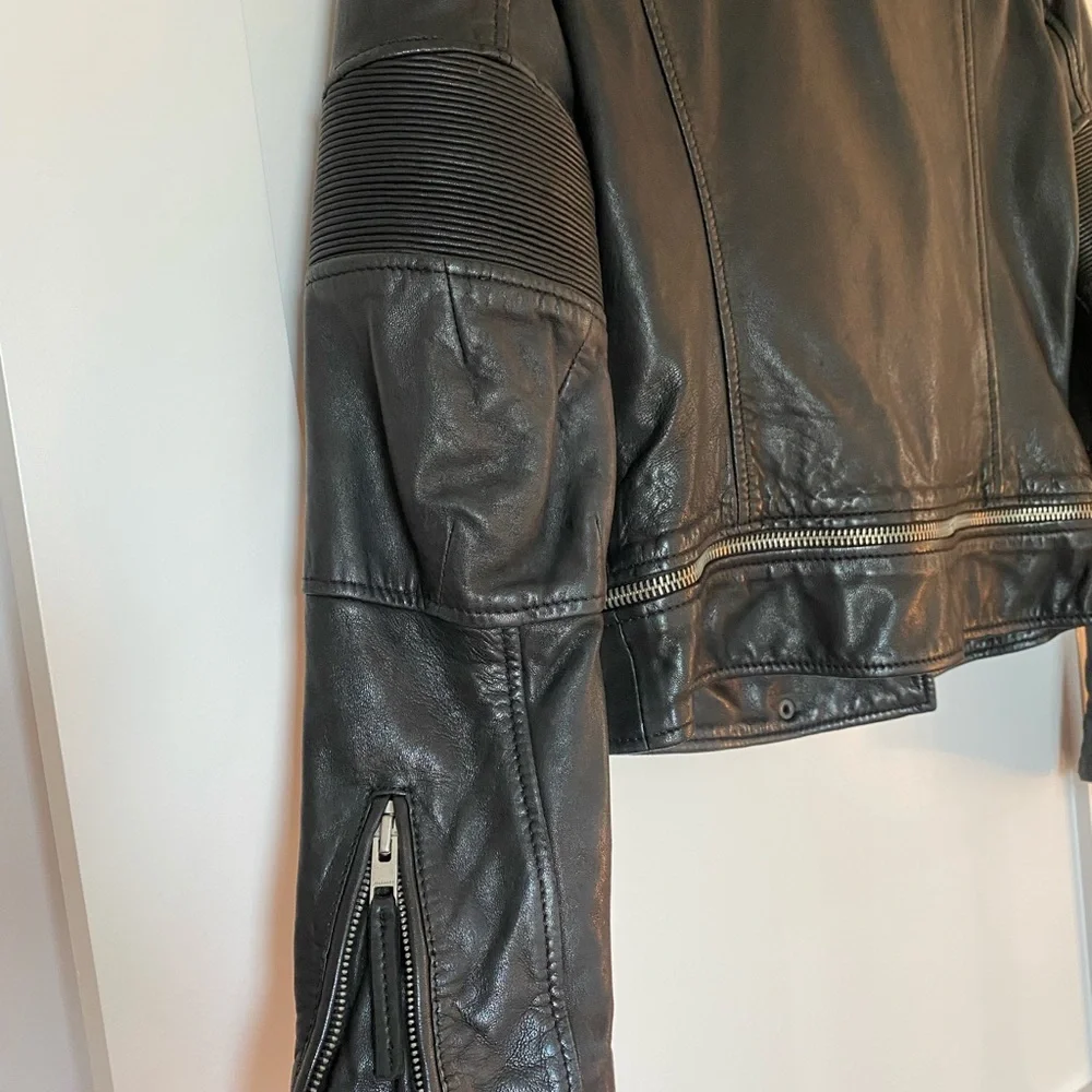 All Saints Moto Leather Jacket - Picture 4 of 8